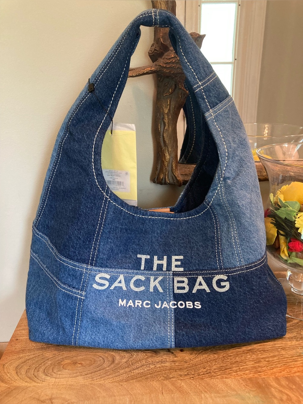 Marc Jacobs The Sak Bag Denim Shoulder Handbag
